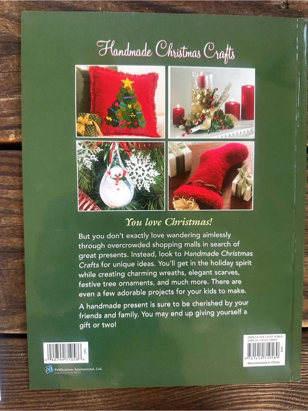 Handmade Christmas Crafts Books Set of 4
